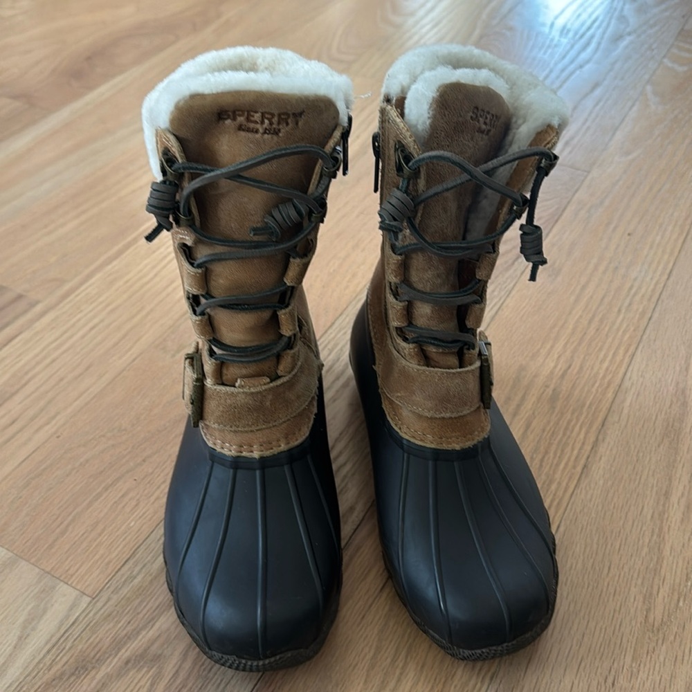 SPERRY Top Slider 💯 real fur